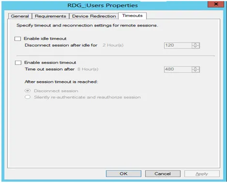 Select required session